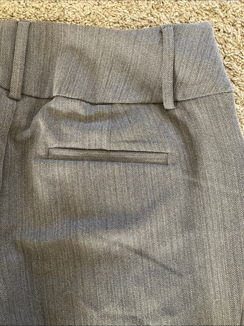 Apt. 9 Gray Women's Herringbone Dress Pants - Picture 6 of 6